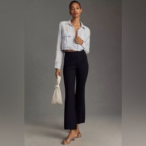 Anthropologie | Maeve The Margot Kick-Flare Cropped Pants by Maeve
